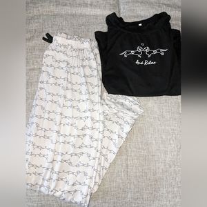 YOUTH SIZE Weiner Dog PJ Set size XL